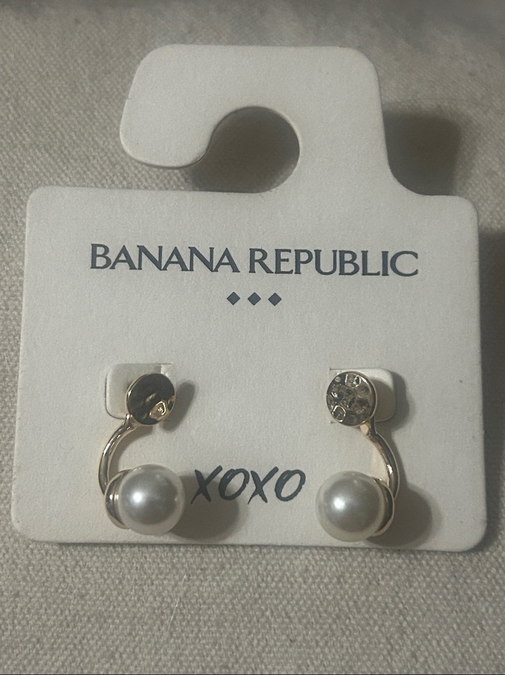 Banana Republic Faux Pearl Earrings